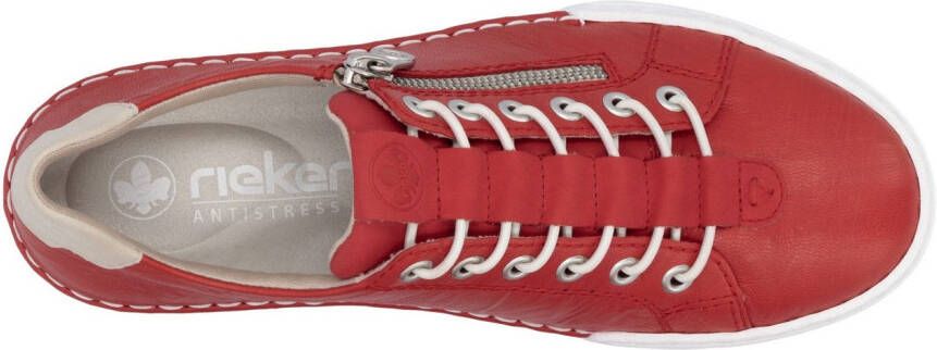 Rieker Slip-on sneakers slippers instapschoen lage schoen vrijetijdsschoen in smalle vorm