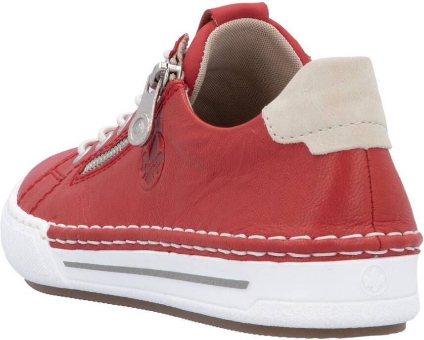 Rieker Slip-on sneakers slippers instapschoen lage schoen vrijetijdsschoen in smalle vorm