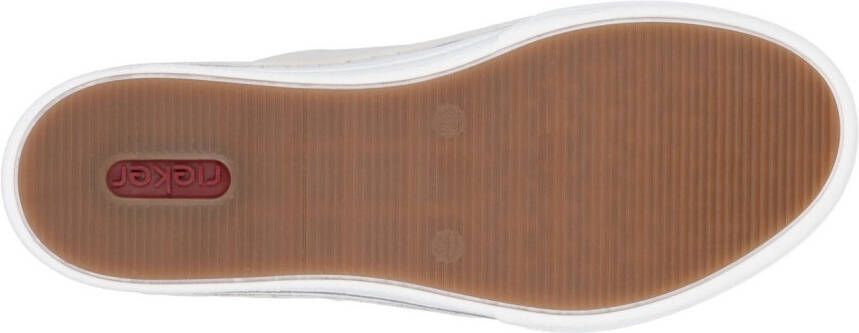 Rieker Slip-on sneakers slippers instapschoen lage schoen vrijetijdsschoen in smalle vorm