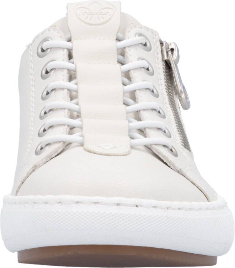 Rieker Slip-on sneakers slippers instapschoen lage schoen vrijetijdsschoen in smalle vorm