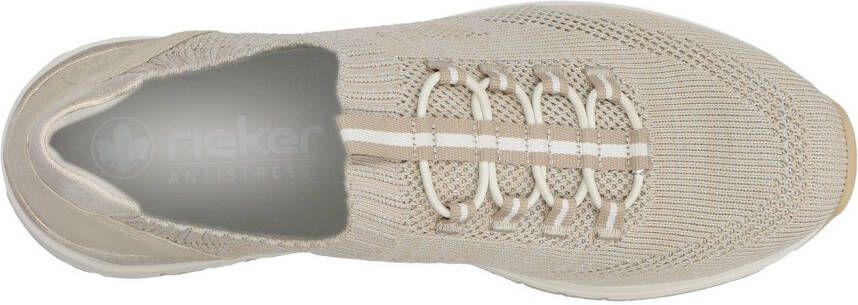 Rieker Slip-on sneakers slippers instapschoen lage schoen vrijetijdssneaker met aantrek lus