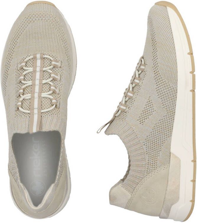 Rieker Slip-on sneakers slippers instapschoen lage schoen vrijetijdssneaker met aantrek lus