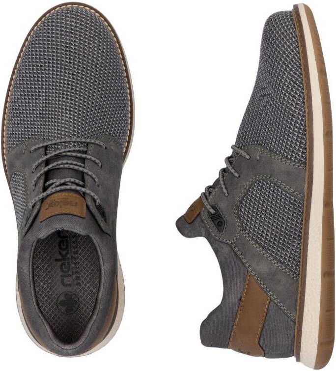 Rieker Slip-on sneakers slippers lage schoen vrijetijdssneaker met zachte schacht