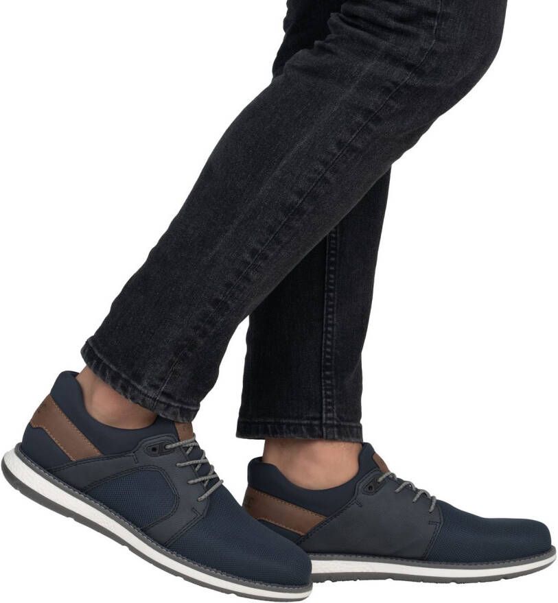 Rieker Slip-on sneakers slippers lage schoen vrijetijdssneaker met zachte schacht