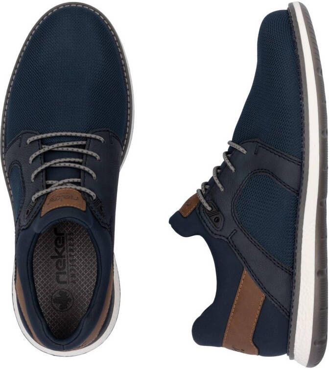 Rieker Slip-on sneakers slippers lage schoen vrijetijdssneaker met zachte schacht