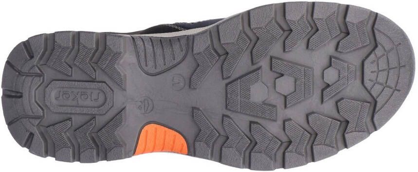 Rieker Slip-on sneakers trekking schoen outdoorschoen instapschoen met elastiek