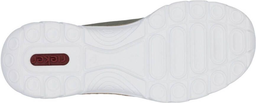 Rieker Slip-on sneakers Veterschoen lage schoen slipper met lichte zool