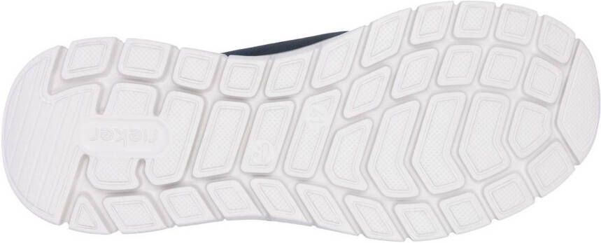 Rieker Slip-on sneakers vrijetijdsschoen lage schoen instapschoen gewatteerde hielafsluiting