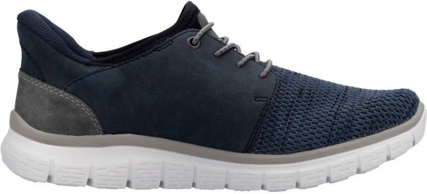 Rieker Slip-on sneakers vrijetijdsschoen lage schoen instapschoen gewatteerde hielafsluiting