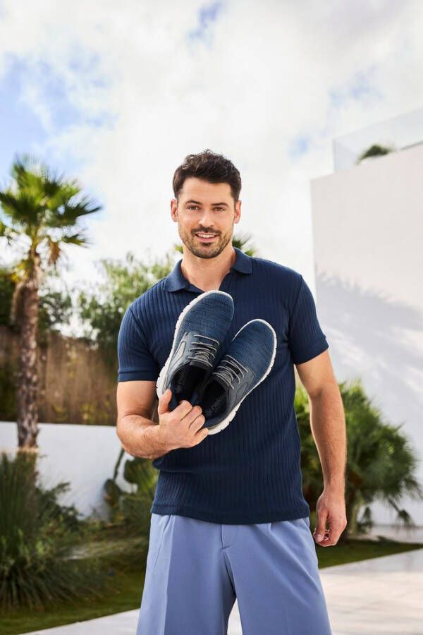 Rieker Slip-on sneakers vrijetijdsschoen lage schoen instapschoen gewatteerde hielafsluiting