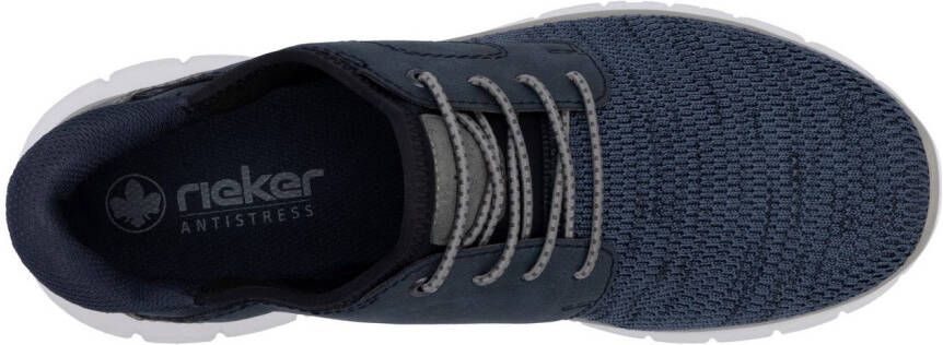 Rieker Slip-on sneakers vrijetijdsschoen lage schoen instapschoen gewatteerde hielafsluiting