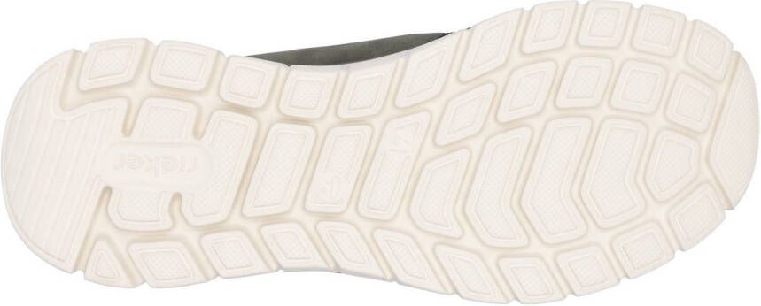Rieker Slip-on sneakers vrijetijdsschoen lage schoen instapschoen gewatteerde hielafsluiting