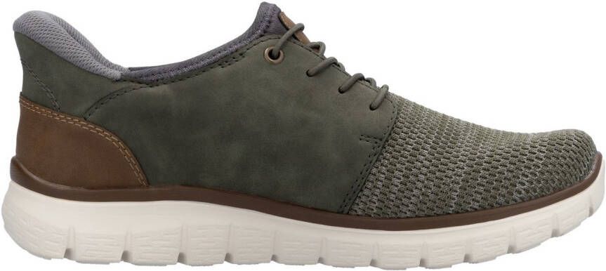 Rieker Slip-on sneakers vrijetijdsschoen lage schoen instapschoen gewatteerde hielafsluiting