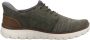 Rieker Slip-on sneakers vrijetijdsschoen lage schoen instapschoen gewatteerde hielafsluiting - Thumbnail 4