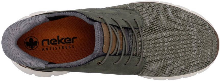 Rieker Slip-on sneakers vrijetijdsschoen lage schoen instapschoen gewatteerde hielafsluiting