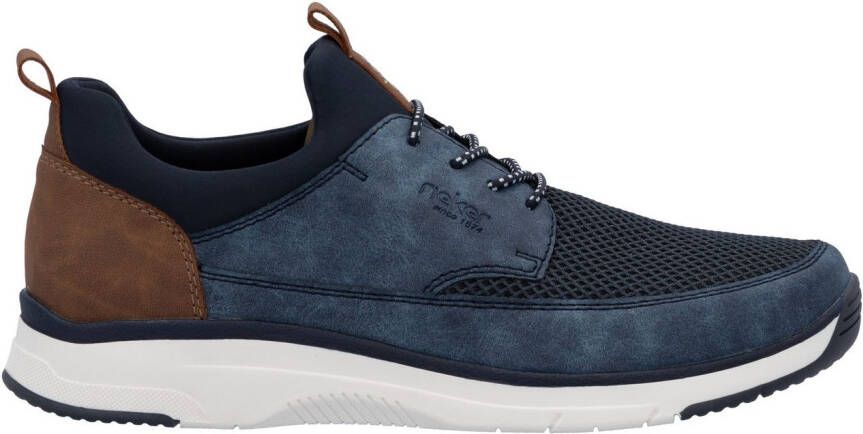 Rieker Slip-on sneakers vrijetijdsschoen lage schoen instapschoen met elastiek