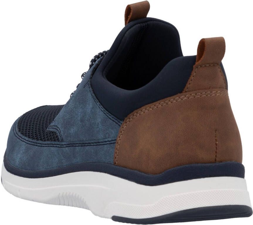 Rieker Slip-on sneakers vrijetijdsschoen lage schoen instapschoen met elastiek