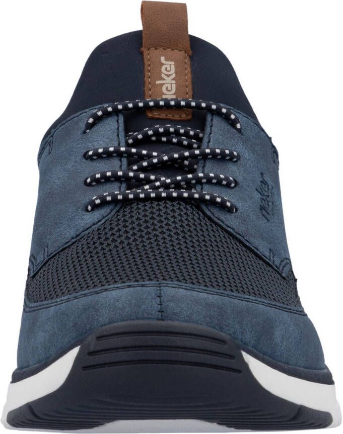 Rieker Slip-on sneakers vrijetijdsschoen lage schoen instapschoen met elastiek
