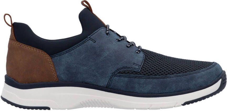 Rieker Slip-on sneakers vrijetijdsschoen lage schoen instapschoen met elastiek