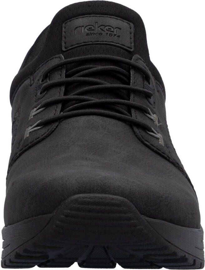 Rieker Slip-on sneakers vrijetijdsschoen lage schoen instapschoen met gewatteerde schacht