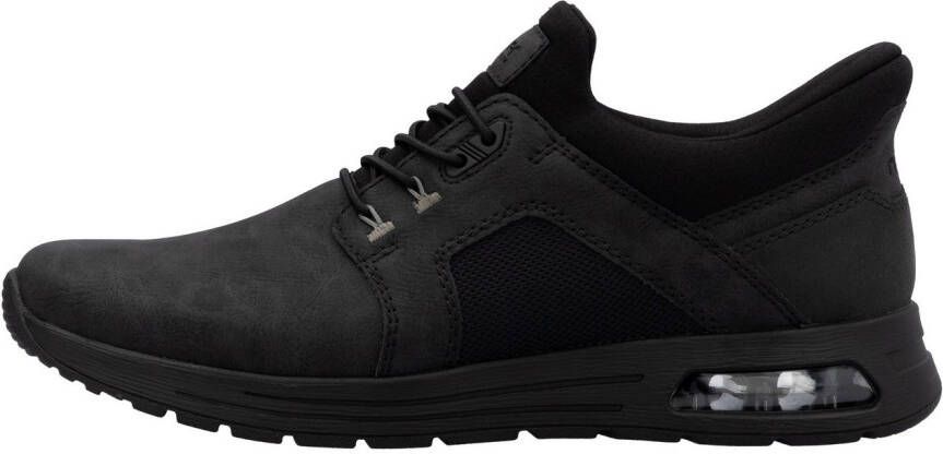 Rieker Slip-on sneakers vrijetijdsschoen lage schoen instapschoen met gewatteerde schacht