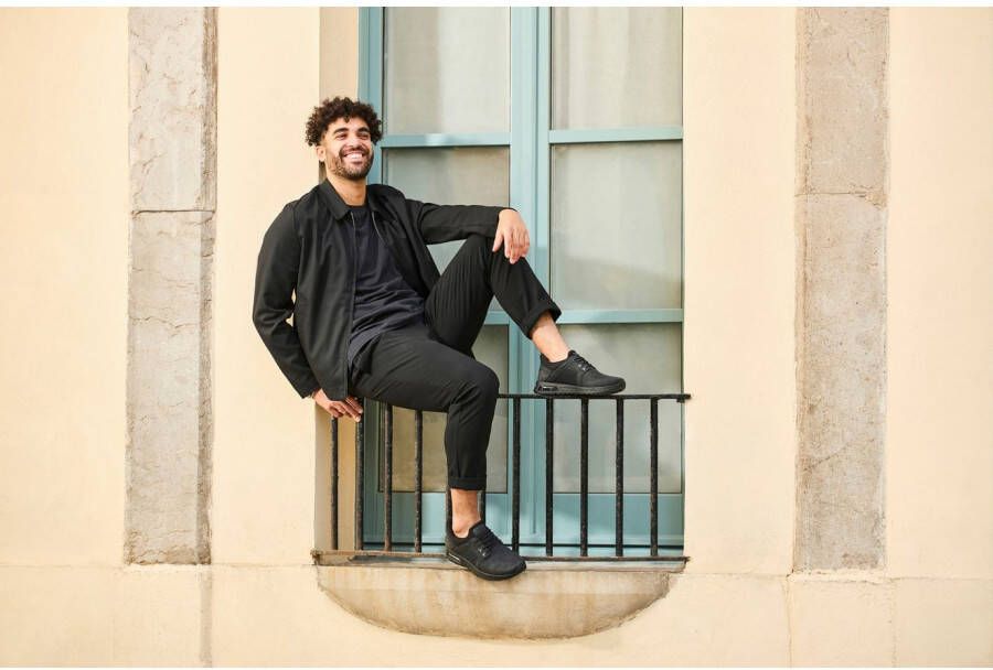 Rieker Slip-on sneakers vrijetijdsschoen lage schoen instapschoen met gewatteerde schacht
