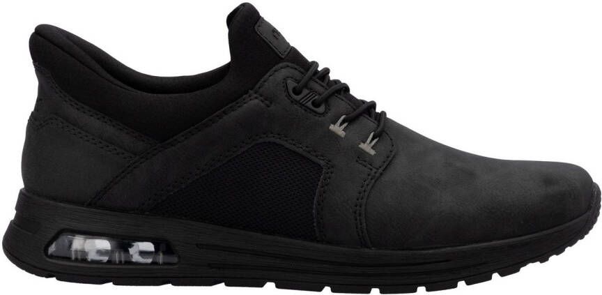Rieker Slip-on sneakers vrijetijdsschoen lage schoen instapschoen met gewatteerde schacht