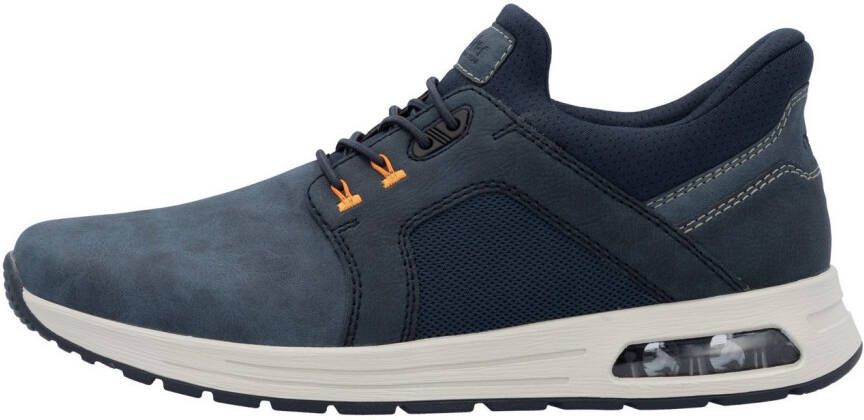 Rieker Slip-on sneakers vrijetijdsschoen lage schoen instapschoen met gewatteerde schacht