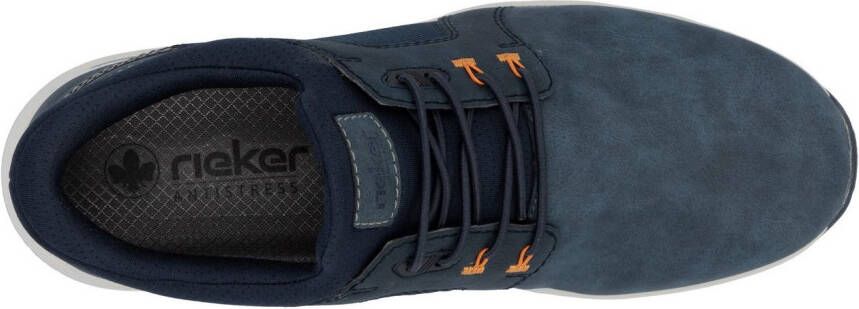 Rieker Slip-on sneakers vrijetijdsschoen lage schoen instapschoen met gewatteerde schacht
