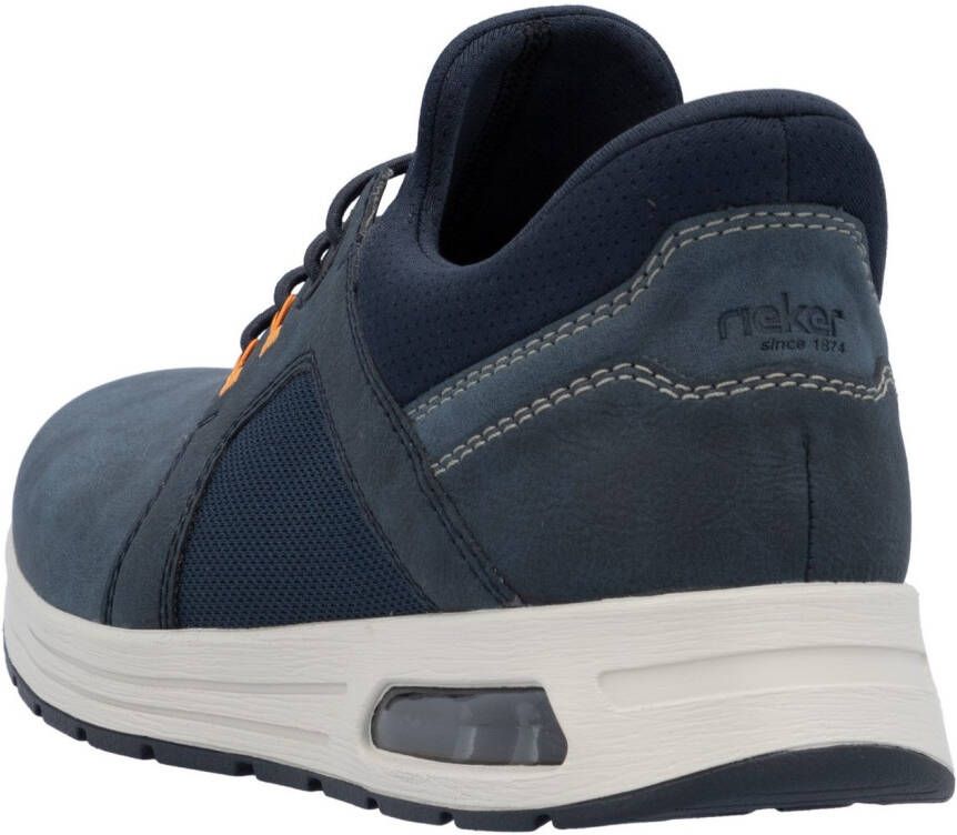 Rieker Slip-on sneakers vrijetijdsschoen lage schoen instapschoen met gewatteerde schacht