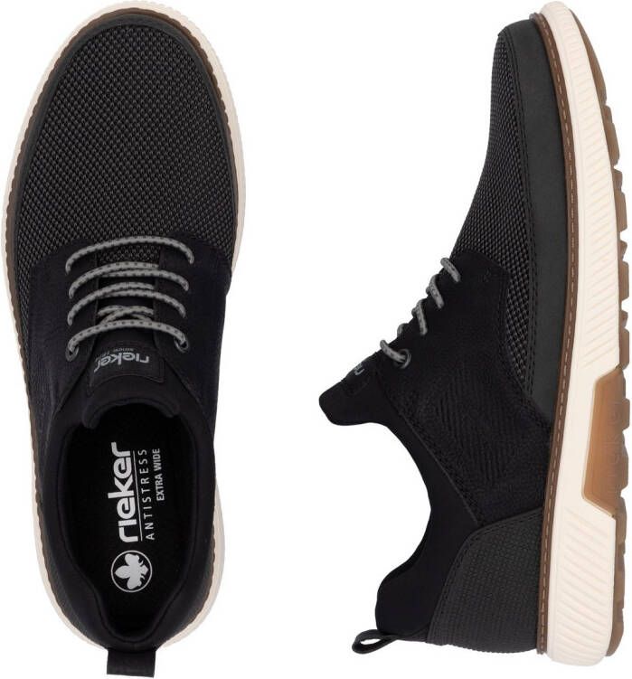 Rieker Slip-on sneakers vrijetijdsschoen lage schoen slipper met memocup-uitrusting