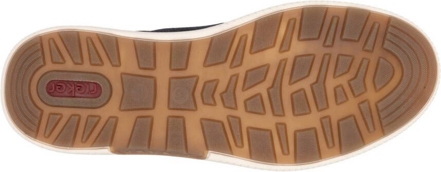 Rieker Slip-on sneakers vrijetijdsschoen lage schoen slipper met memocup-uitrusting
