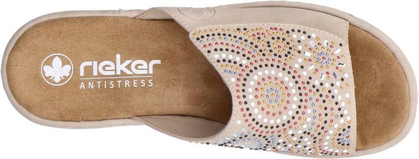 Rieker Slippers Zomerschoen strandschoen huisschoen met verstelbare klittenbandsluiting