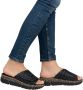 Rieker Slippers Zomerschoen klittenbandschoen huisschoen plateau met klittenbandsluiting - Thumbnail 3