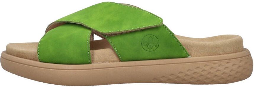 Rieker Slippers Zomerschoen strandschoen huisschoen slippers met comfortabel voetbed