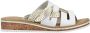 Rieker Slippers Zomerschoen slippers huisschoen sleehak met klein elastiek - Thumbnail 4
