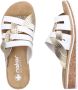 Rieker Slippers Zomerschoen slippers huisschoen sleehak met klein elastiek - Thumbnail 6