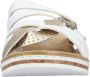 Rieker Slippers Zomerschoen slippers huisschoen sleehak met klein elastiek - Thumbnail 11