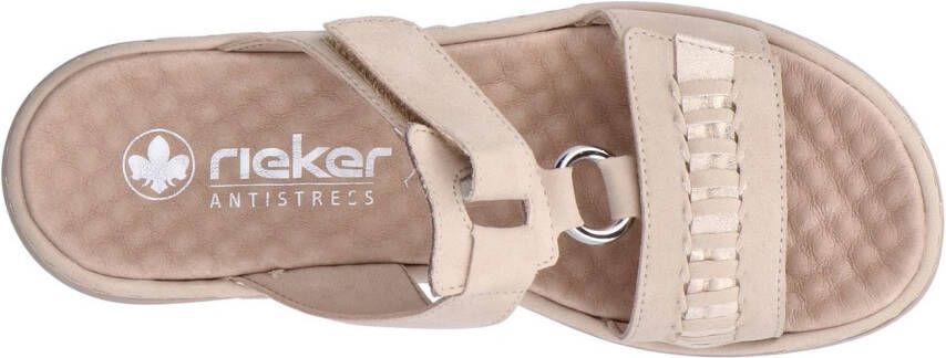 Rieker Slippers zomerschoen strandschoen met verstelbare klittenbandsluitingen