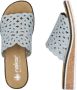 Rieker Slippers Zomerschoen slippers huisschoen sleehak met perforatie - Thumbnail 3