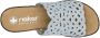 Rieker Slippers Zomerschoen slippers huisschoen sleehak met perforatie - Thumbnail 5