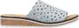 Rieker Slippers Zomerschoen slippers huisschoen sleehak met perforatie - Thumbnail 10
