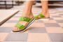 Rieker Slippers Zomerschoen strandschoen huisschoen met trendy sleehak - Thumbnail 7