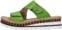 Rieker Slippers Zomerschoen strandschoen huisschoen met trendy sleehak - Thumbnail 11