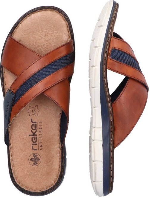 Rieker Slippers zomerschoen strandschoen huisschoen met zachte binnenzool