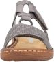 Rieker Slippers Zomerschoen slippers vakantieschoen klittenbandschoen met perforatie - Thumbnail 13