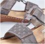 Rieker Slippers Zomerschoen slippers vakantieschoen klittenbandschoen met perforatie - Thumbnail 7