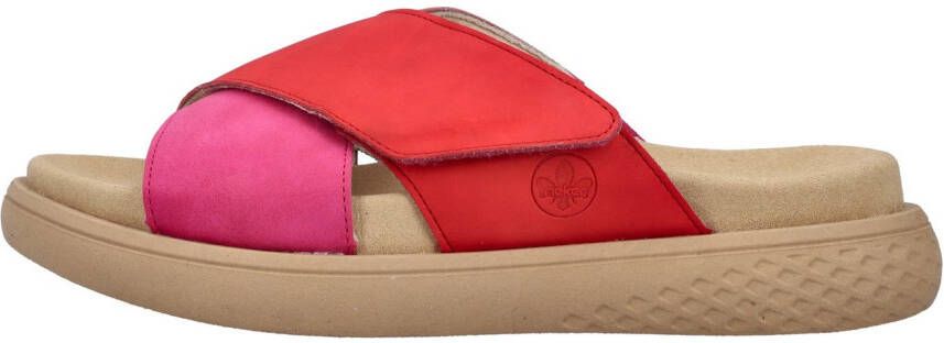 Rieker Slippers Zomerschoen strandschoen huisschoen slippers met comfortabel voetbed