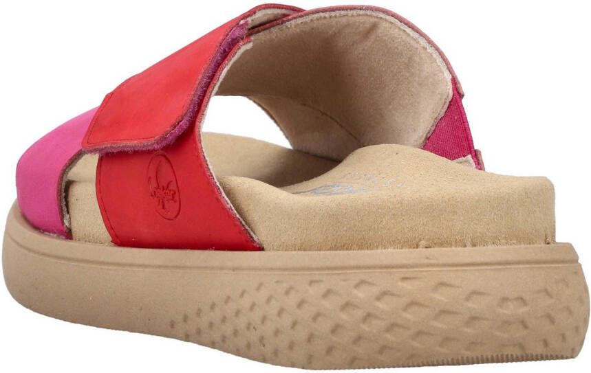 Rieker Slippers Zomerschoen strandschoen huisschoen slippers met comfortabel voetbed
