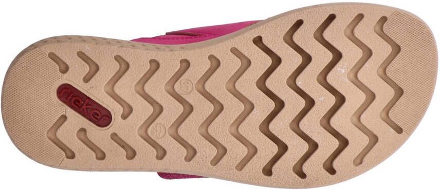 Rieker Slippers Zomerschoen strandschoen huisschoen slippers met comfortabel voetbed
